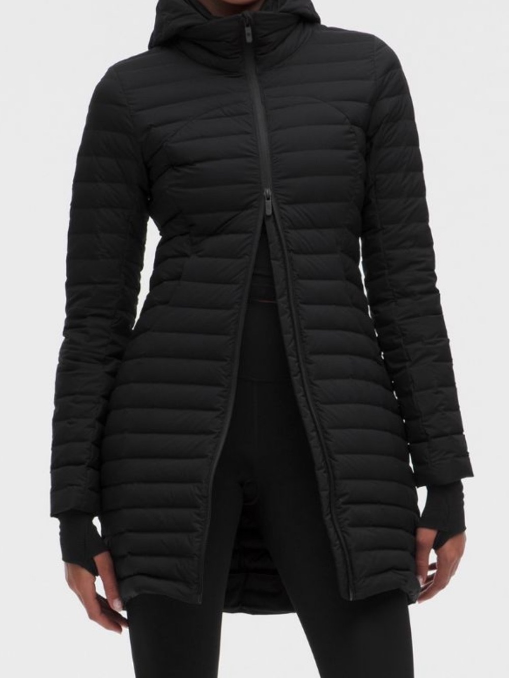 lululemon athletica pack it down Long Hooded Puffer Coat 12